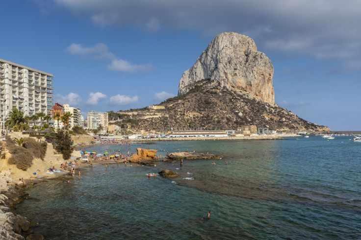 Apartment With Sea View Pool & Private Parking Calpe Kültér fotó