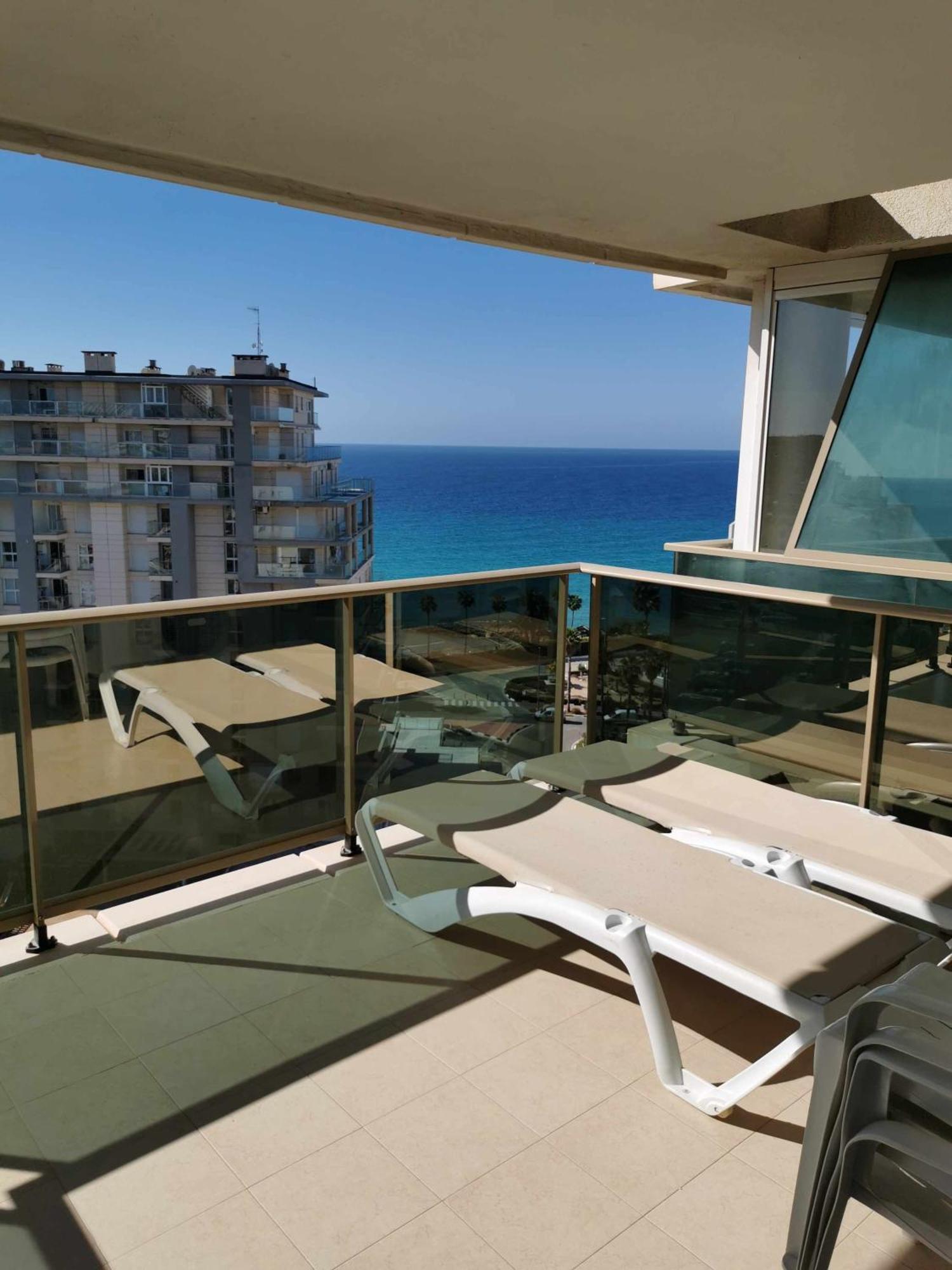 Apartment With Sea View Pool & Private Parking Calpe Kültér fotó